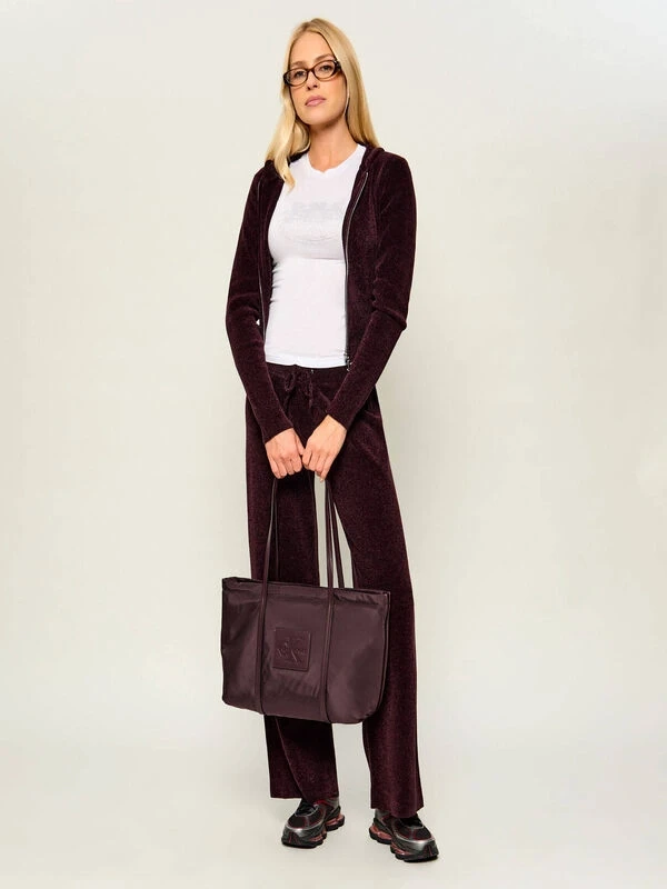 Calvin Klein Nylon Medıum Tote BORDO