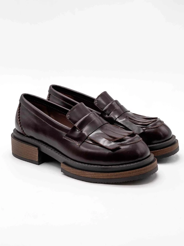 ÖZEL TABAN DERİ LOAFER KAHVE