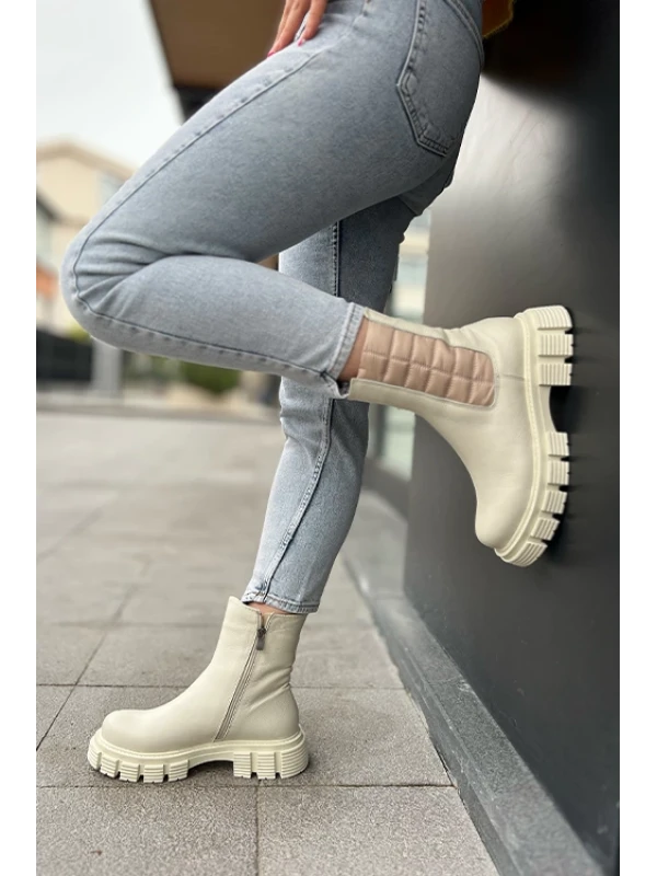 PARAŞÜT DETAYLI  CHELSEA BOT BEJ