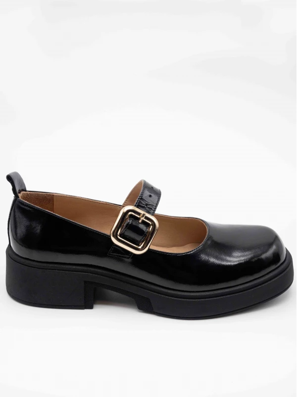 RUGAN DERİ KOLEJ LOAFER SİYAH