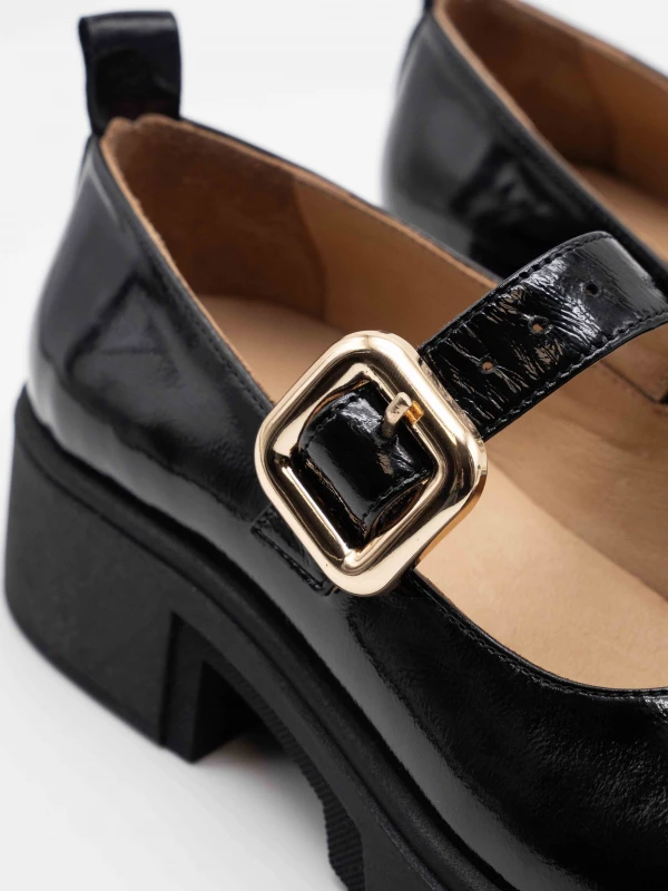 RUGAN DERİ KOLEJ LOAFER SİYAH