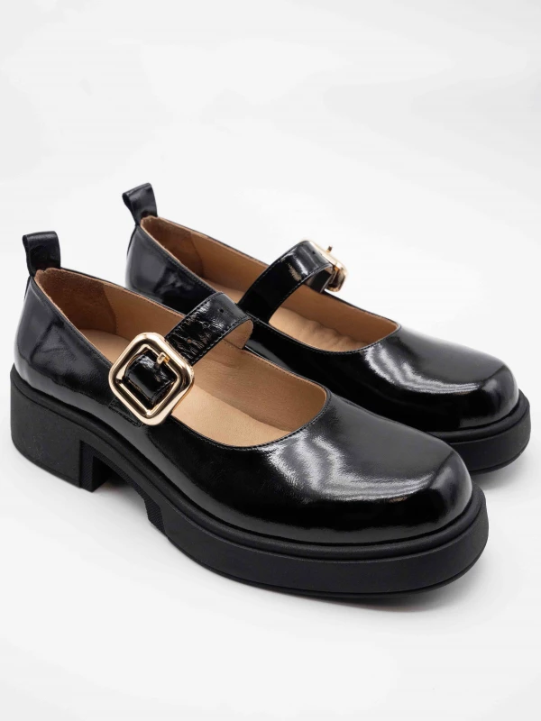 RUGAN DERİ KOLEJ LOAFER SİYAH