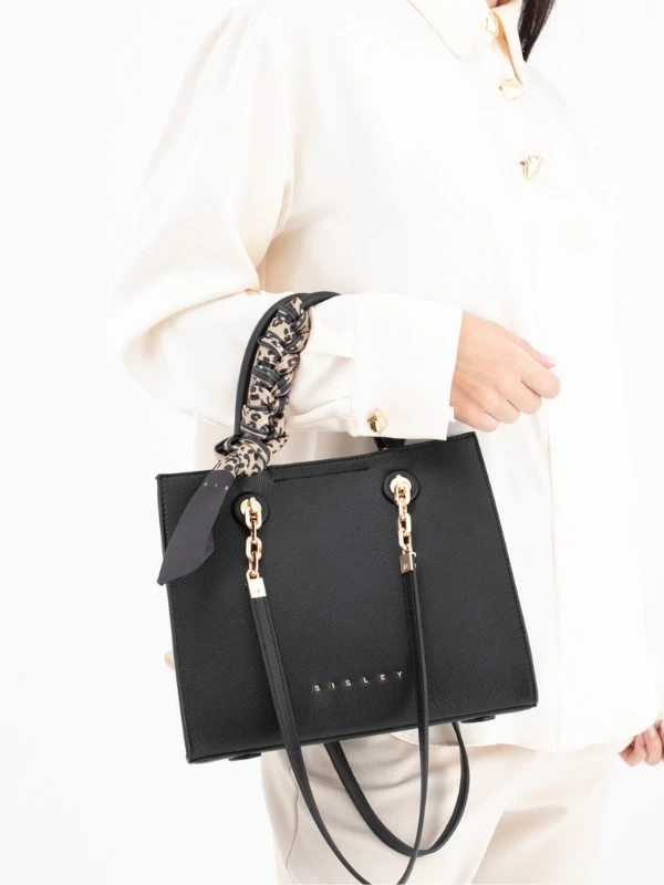 Sisley Kadın Çanta SİYAH-BORDO