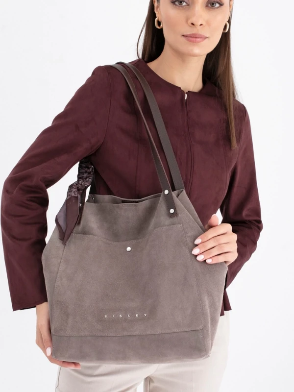 Sisley Kadın Çanta TAŞ-KAHVE