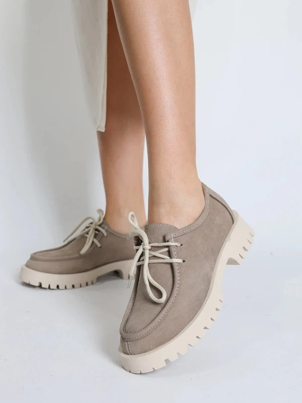 SİSLEY MODEL DERİ LOAFER BEJ