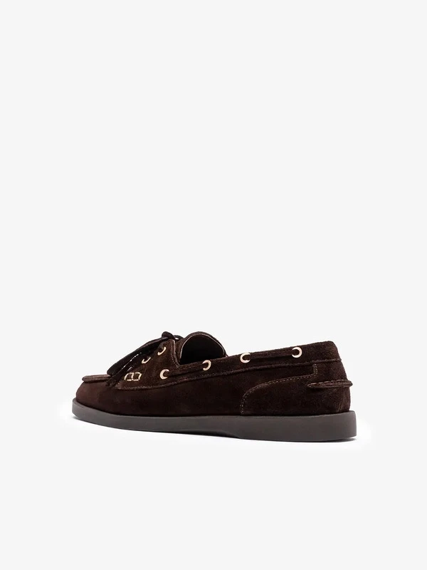 SÜET DERİ LOAFER KAHVE