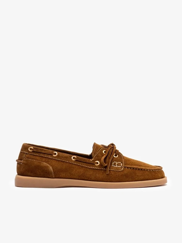 SÜET DERİ LOAFER TABA