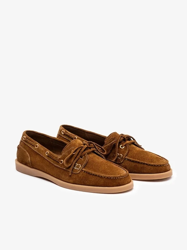 SÜET DERİ LOAFER TABA
