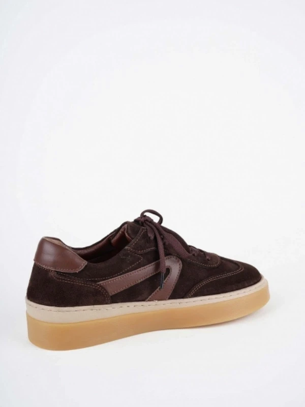 SÜET DERİ SPOR KAHVE