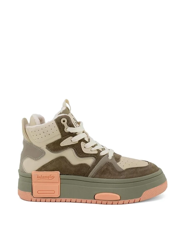 TABAN RENK DETAYLI İÇİ KÜRKLÜ HAKİ