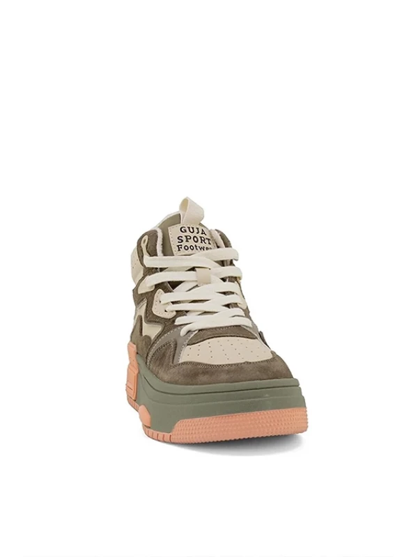 TABAN RENK DETAYLI İÇİ KÜRKLÜ HAKİ