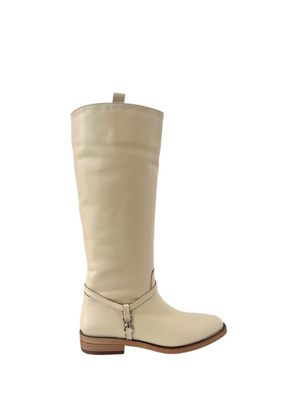 TOKA DETAY DERİ ÇİZME KREM