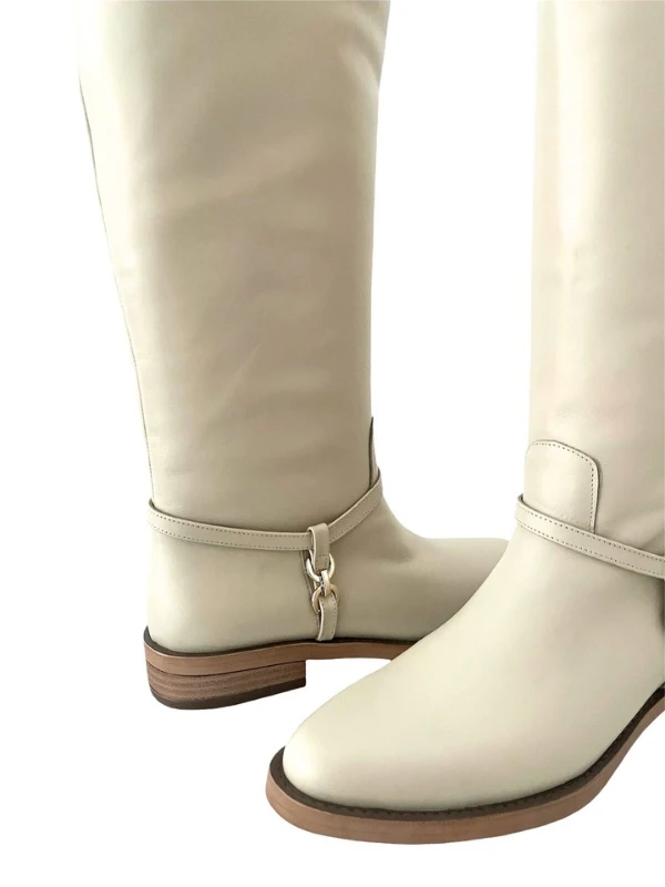 TOKA DETAY DERİ ÇİZME KREM