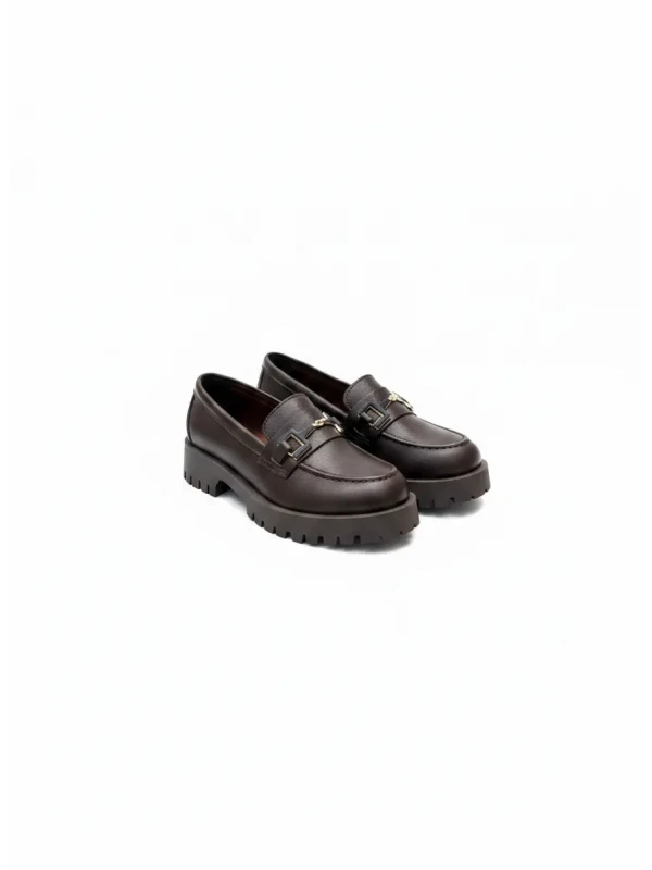 TOKA DETAY DERİ LOAFER KAHVE