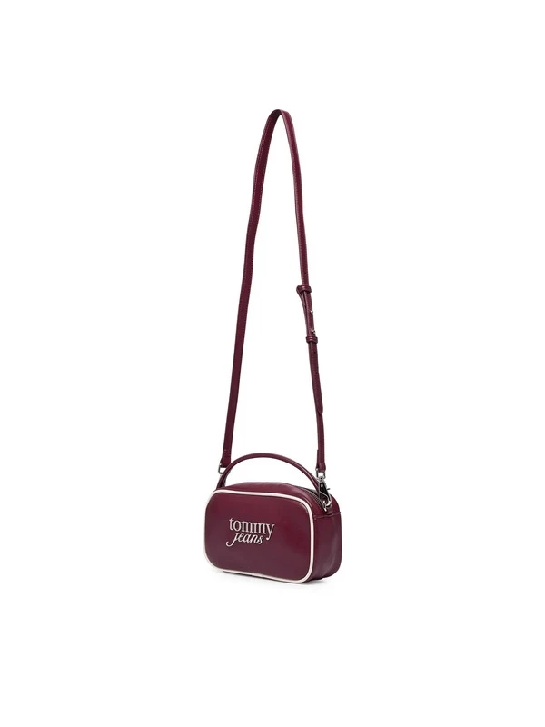 Tommy Hilfiger Bold Scrıpt Camera Bag BORDO