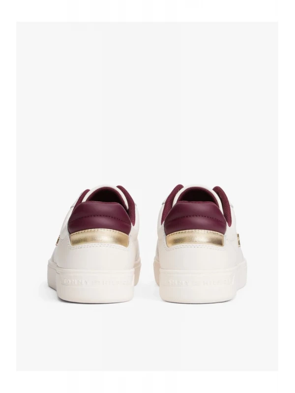Tommy Hilfiger Elevated Court Sneaker BEYAZ