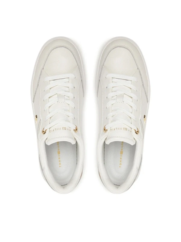 Tommy Hilfiger Femınıne Cupsole BEYAZ