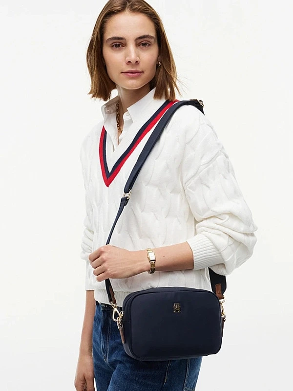 Tommy Hilfiger Popette Camera Bag LACİVERT