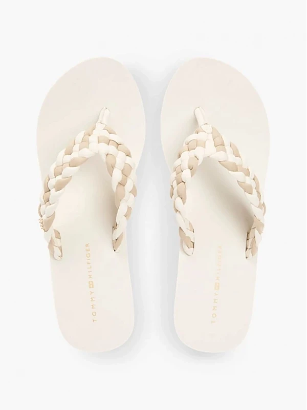 Tommy Hilfiger Th Wedge Braıdet Summer Sandalet BEJ