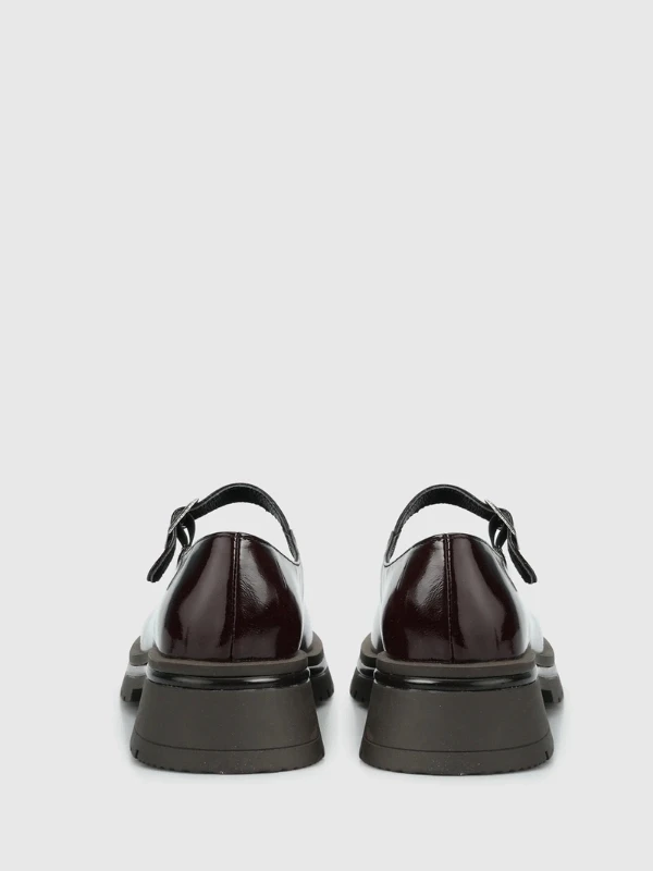 TOPUKLU DERİ LOAFER KAHVE