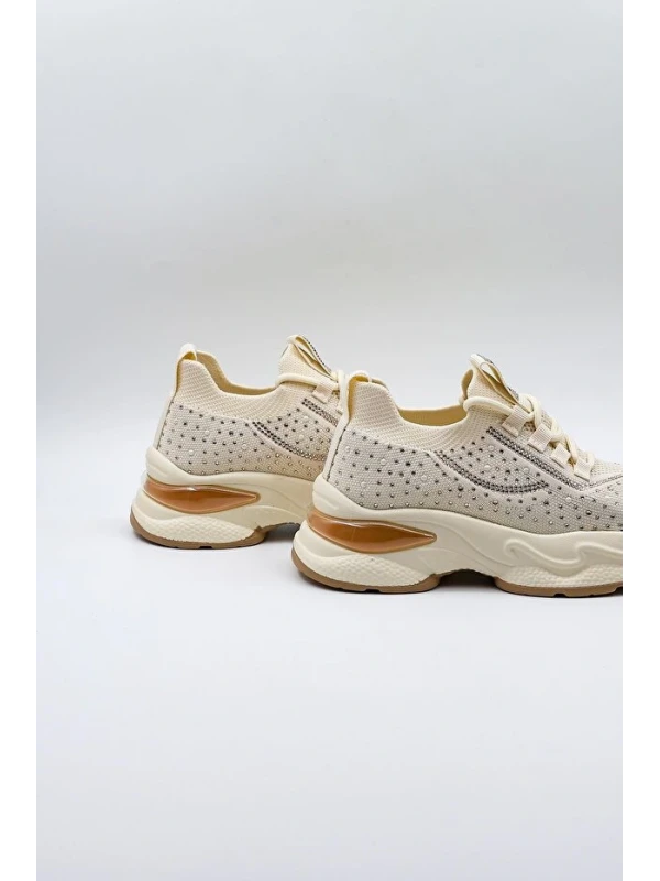 TRİKO ÖRGÜ KADIN SPOR BEJ