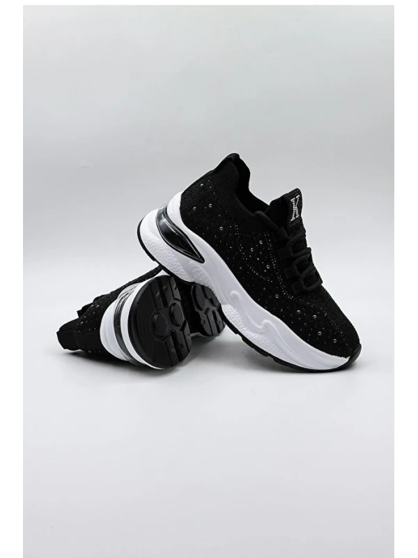 TRİKO ÖRGÜ KADIN SPOR SİYAH