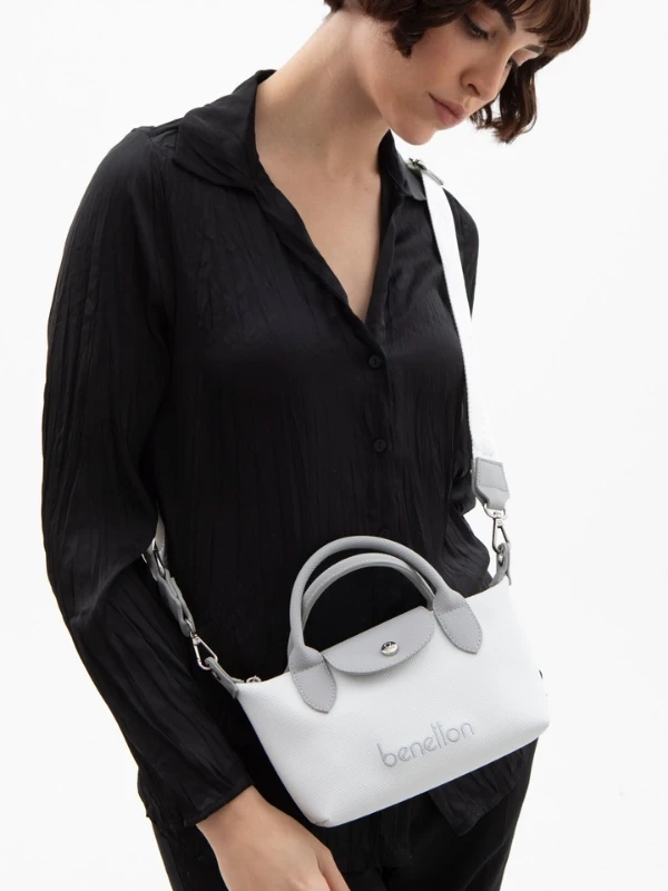 United Colors Of Benetton Kadın Çanta BEYAZ-GRİ