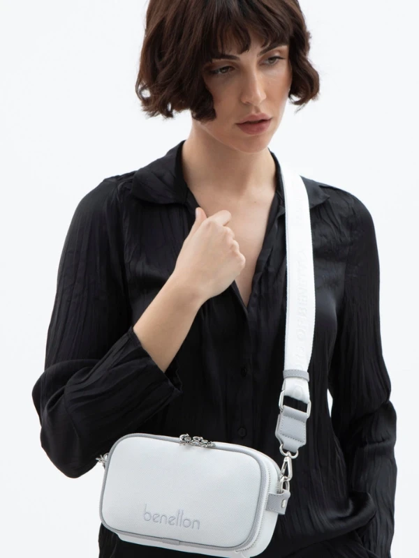 United Colors Of Benetton Kadın Çanta BEYAZ-GRİ