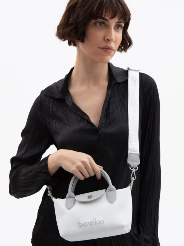 United Colors Of Benetton Kadın Çanta BEYAZ-GRİ