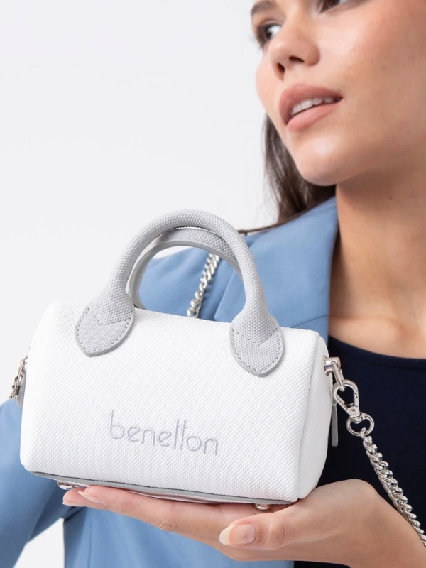 United Colors Of Benetton Kadın Çanta BEYAZ-GRİ