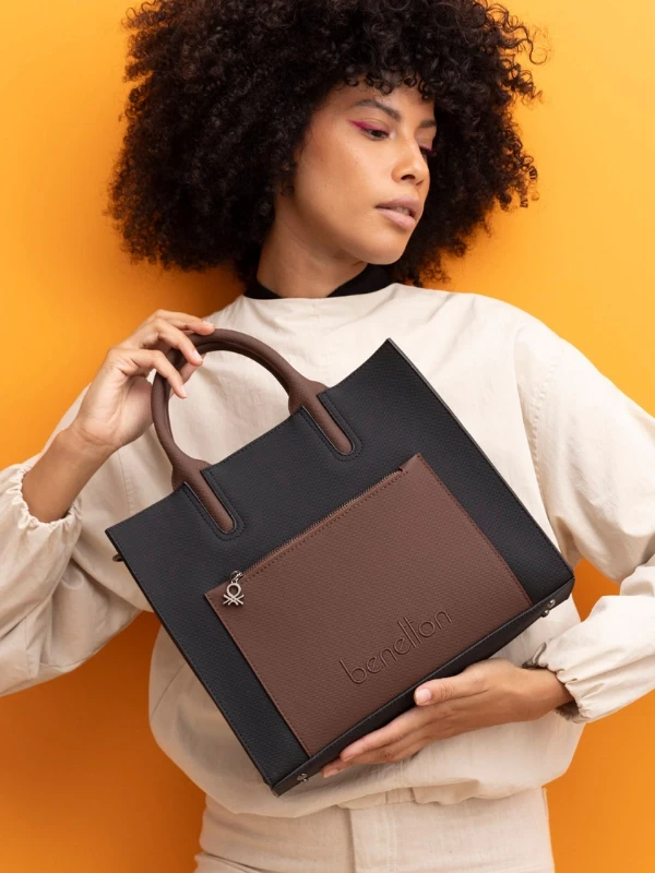 United Colors Of Benetton Kadın Çanta BNT1141 SİYAH-KAHVE