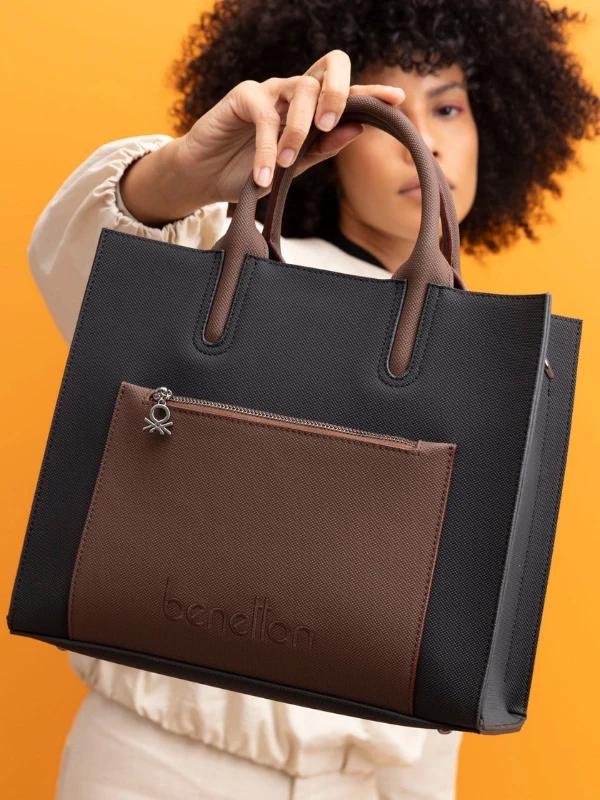 United Colors Of Benetton Kadın Çanta BNT1141 SİYAH-KAHVE
