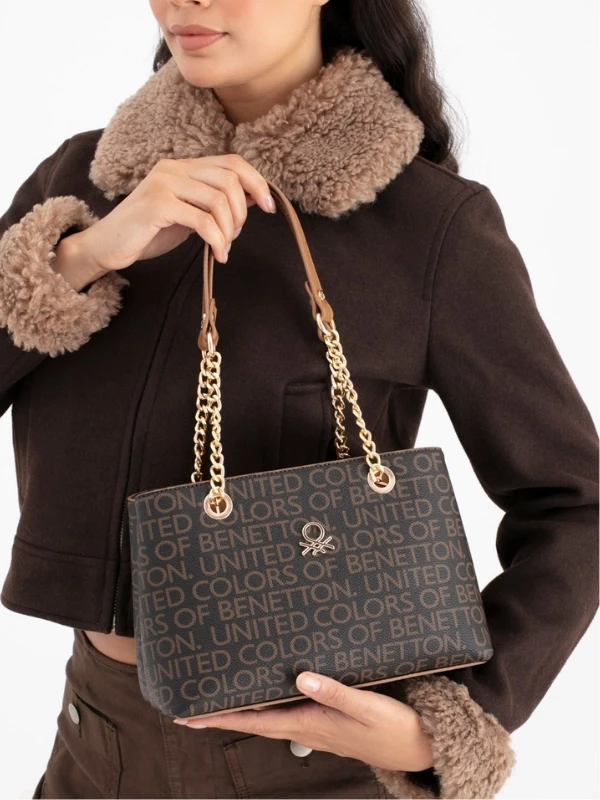 United Colors Of Benetton Kadın Çanta KAHVE-TABA