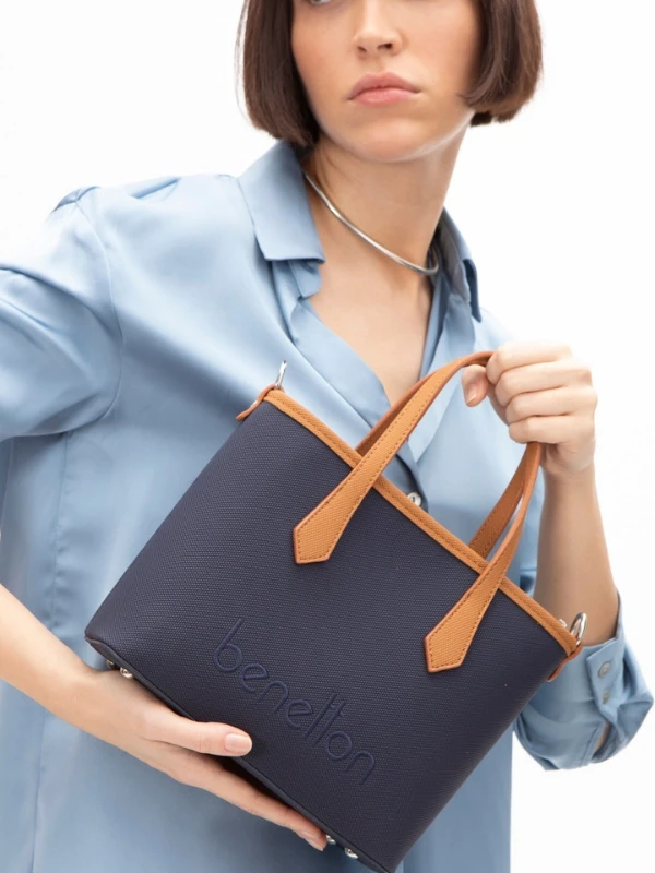 United Colors Of Benetton Kadın Çanta LACİVERT-CAMEL