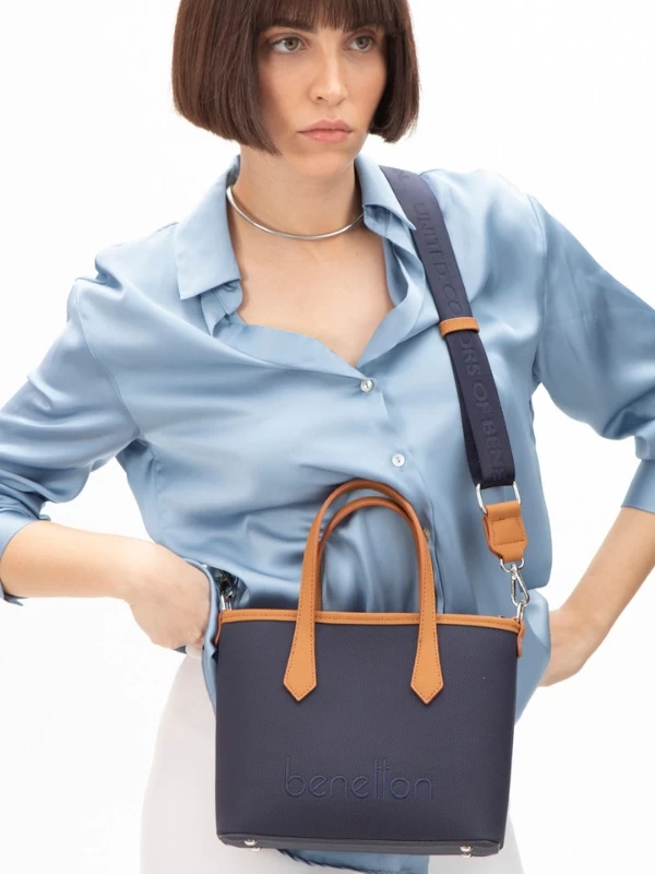 United Colors Of Benetton Kadın Çanta LACİVERT-CAMEL