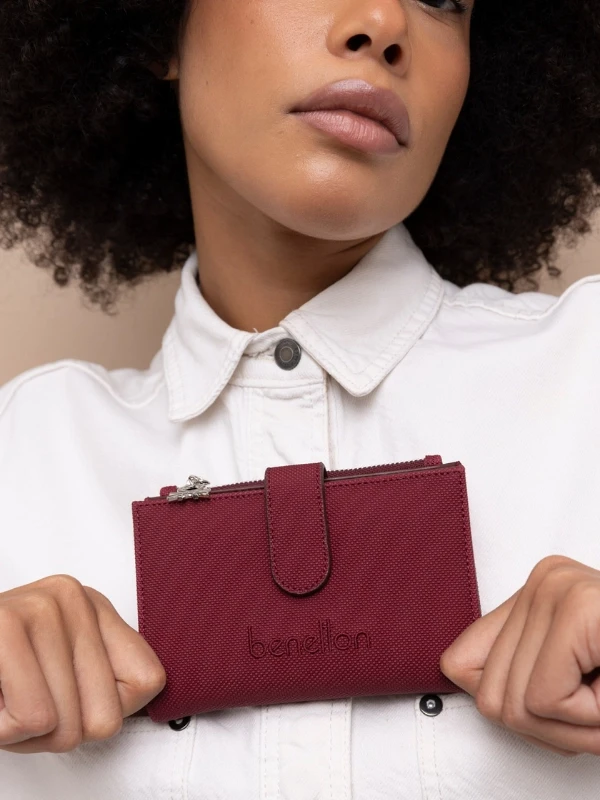 United Colors Of Benetton Kadın Cüzdan BNT1426 BORDO
