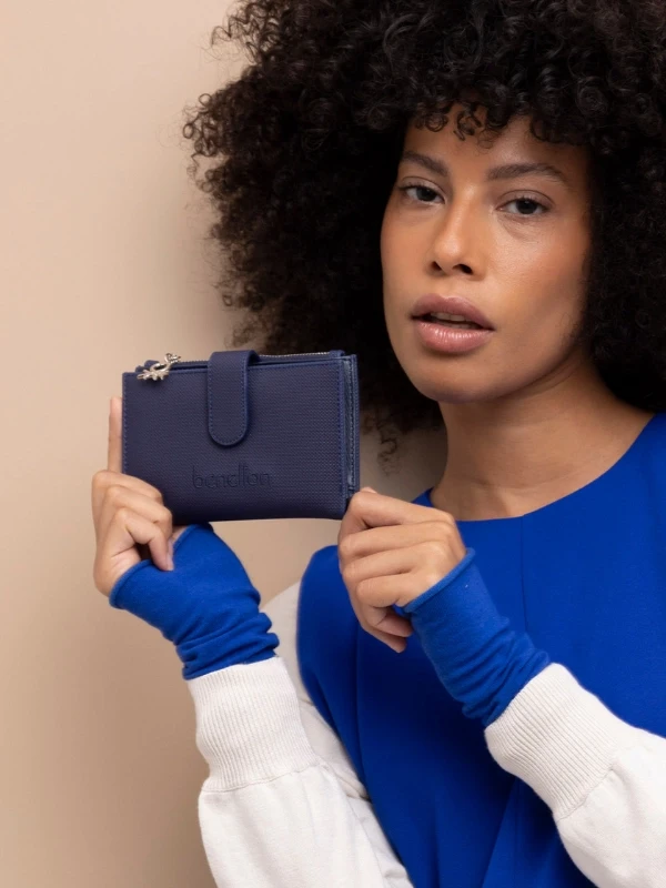 United Colors Of Benetton Kadın Cüzdan BNT1426 LACİVERT