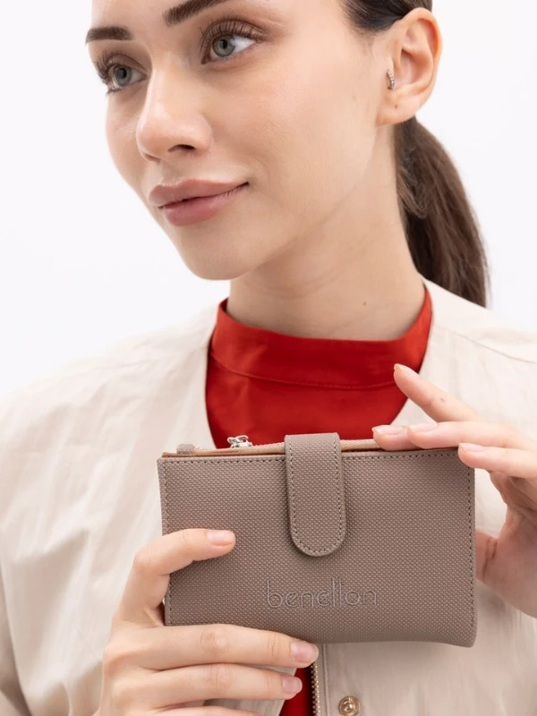 United Colors Of Benetton Kadın Cüzdan BNT1426 VİZON