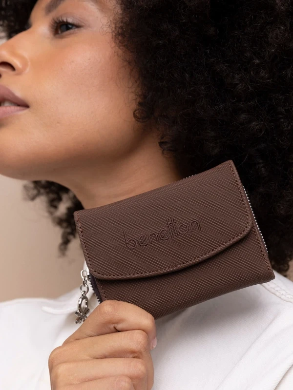 United Colors Of Benetton Kadın Cüzdan BNT1428 KAHVE