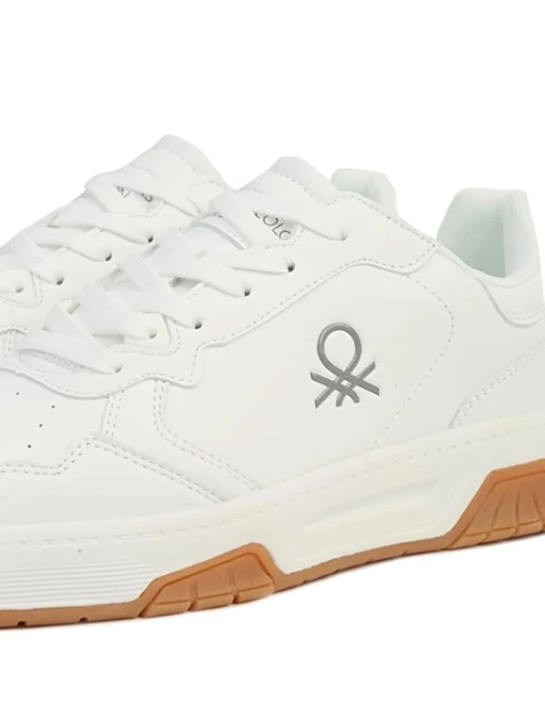 United Colors Of Benetton Yan Logo Detay Sneakers BEYAZ