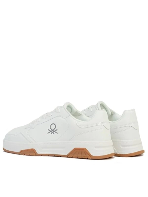 United Colors Of Benetton Yan Logo Detay Sneakers BEYAZ