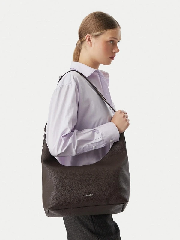 Calvin Klein Webbıng Strap Shoulder Bag KAHVE