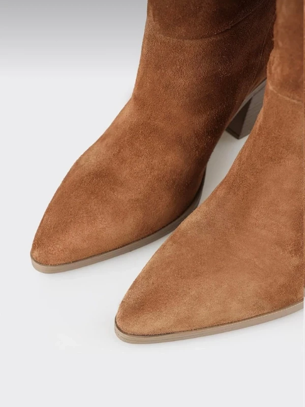 WESTERN SÜET DERİ CAMEL