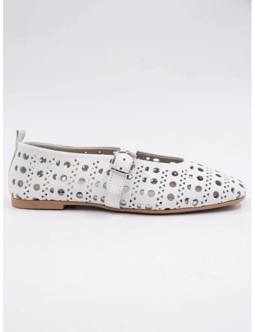 SÜET DERİ BABET BEYAZ