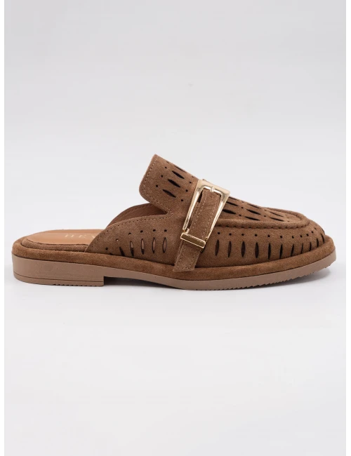 GOLD TOKA DETAY SÜET DERİ TERLİK SİGARO