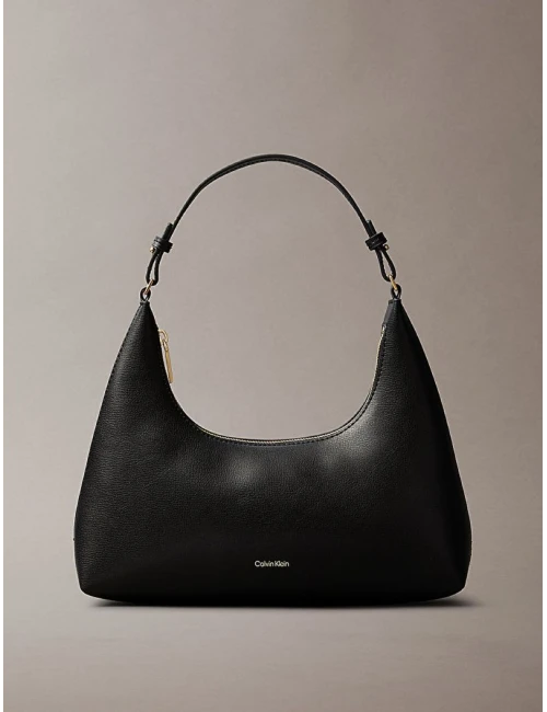 Calvin Klein Foil Logo Shoulder Bag SİYAH