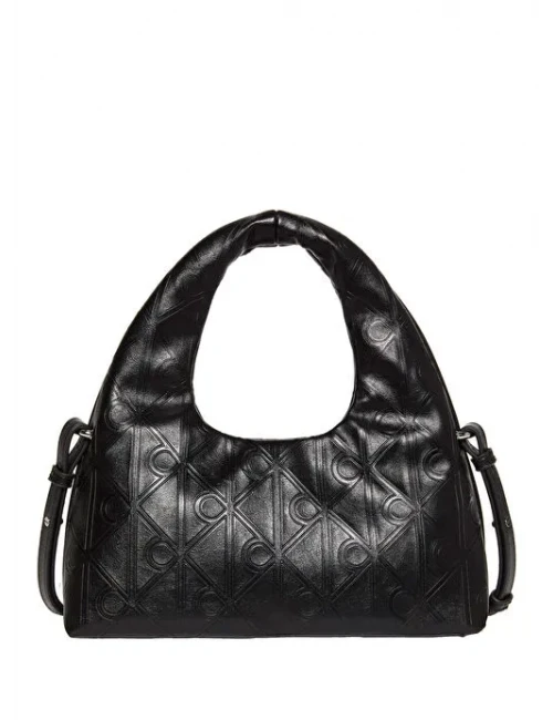 Calvin Klein Emblem Aop Puffer Bag SİYAH