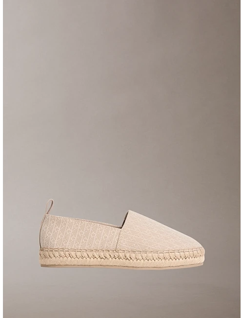 Calvin Klein Oblique Espadrılle BEJ