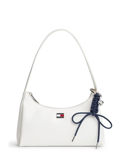 Tommy Hilfiger Cıty Charm Shoulder Bag BEYAZ