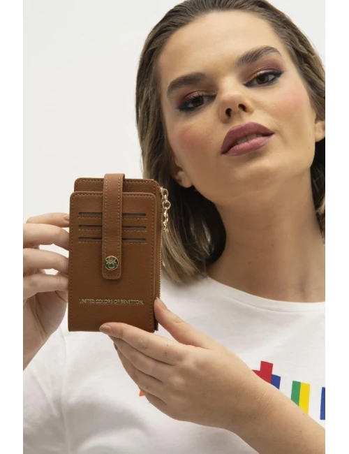 United Colors Of Benetton Kadın Cüzdan CAMEL